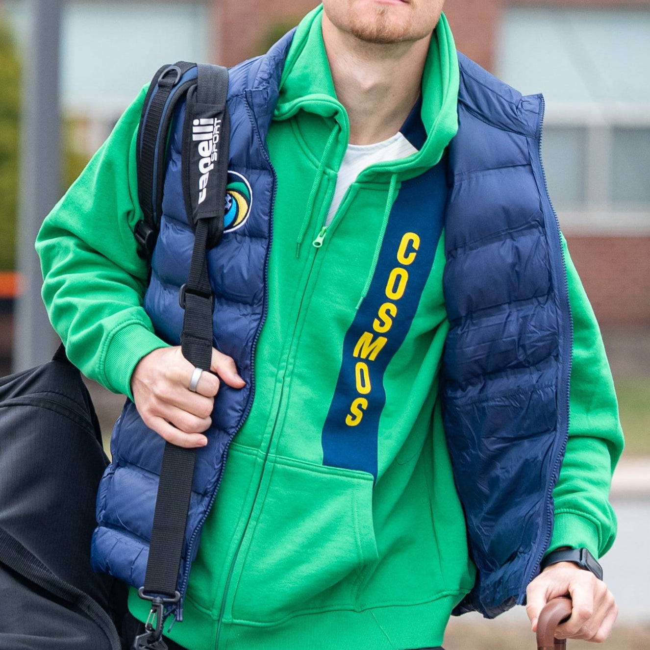 Cosmos Green Full-Zip Hoodie - Adult