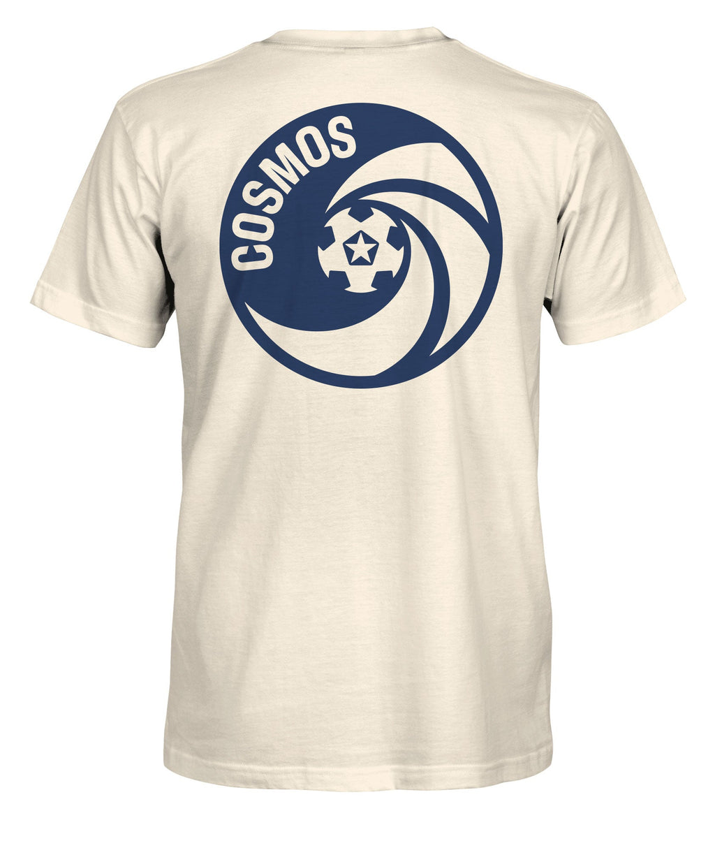 Cosmos Big Logo Heavyweight Cotton T-Shirt- Natural