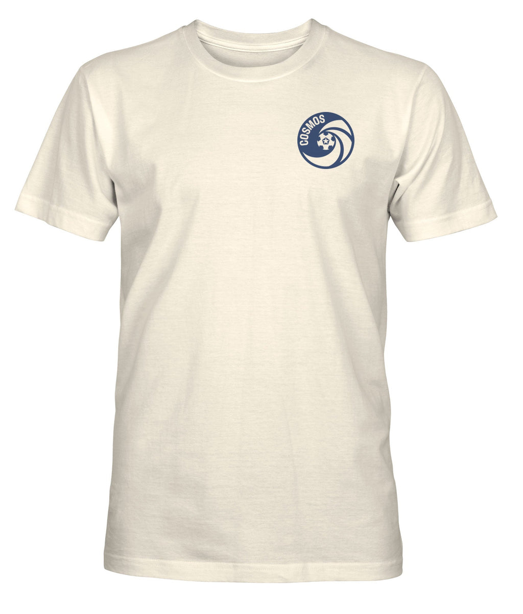 Cosmos Big Logo Heavyweight Cotton T-Shirt- Natural