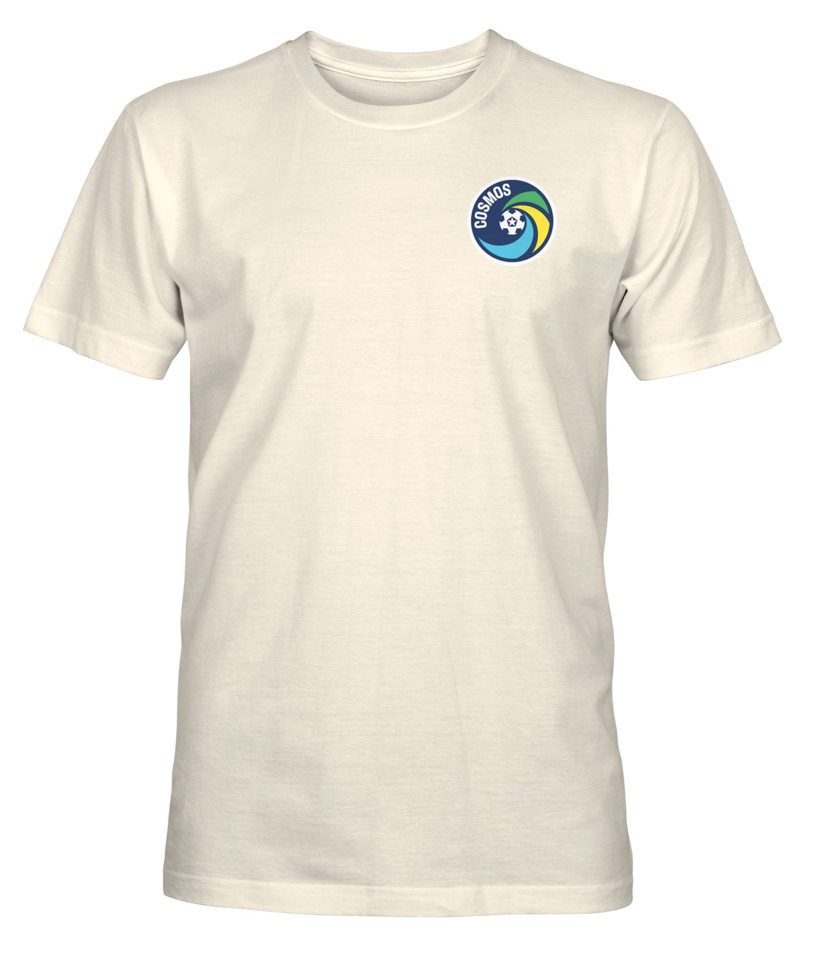 Cosmos Own The Pitch Heavyweight Cotton T-Shirt- Natural