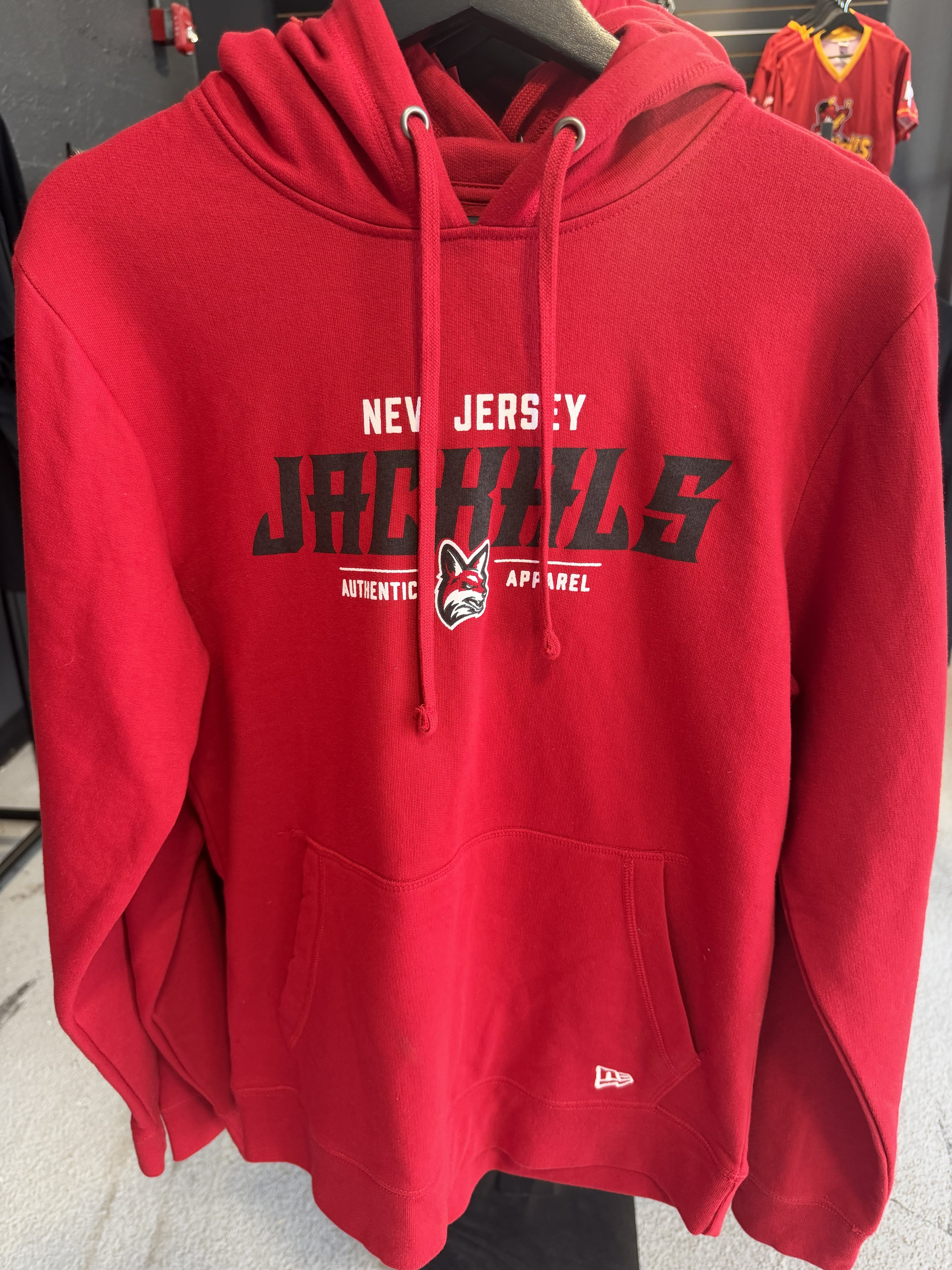 Jackals Red NJ Jackals Authentic Apparel Hoodie