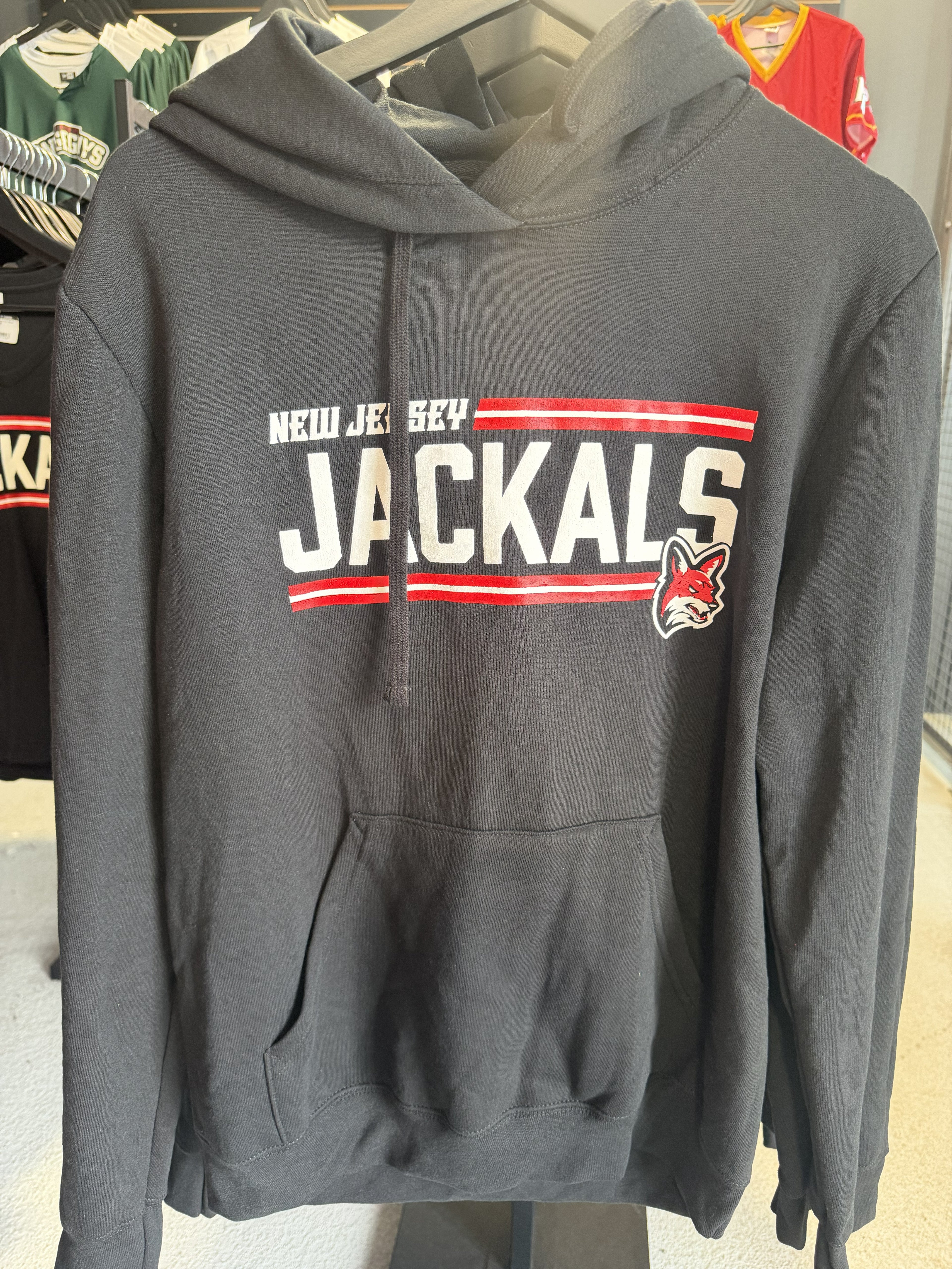 Jackals Black NJ Jackals Hoodie