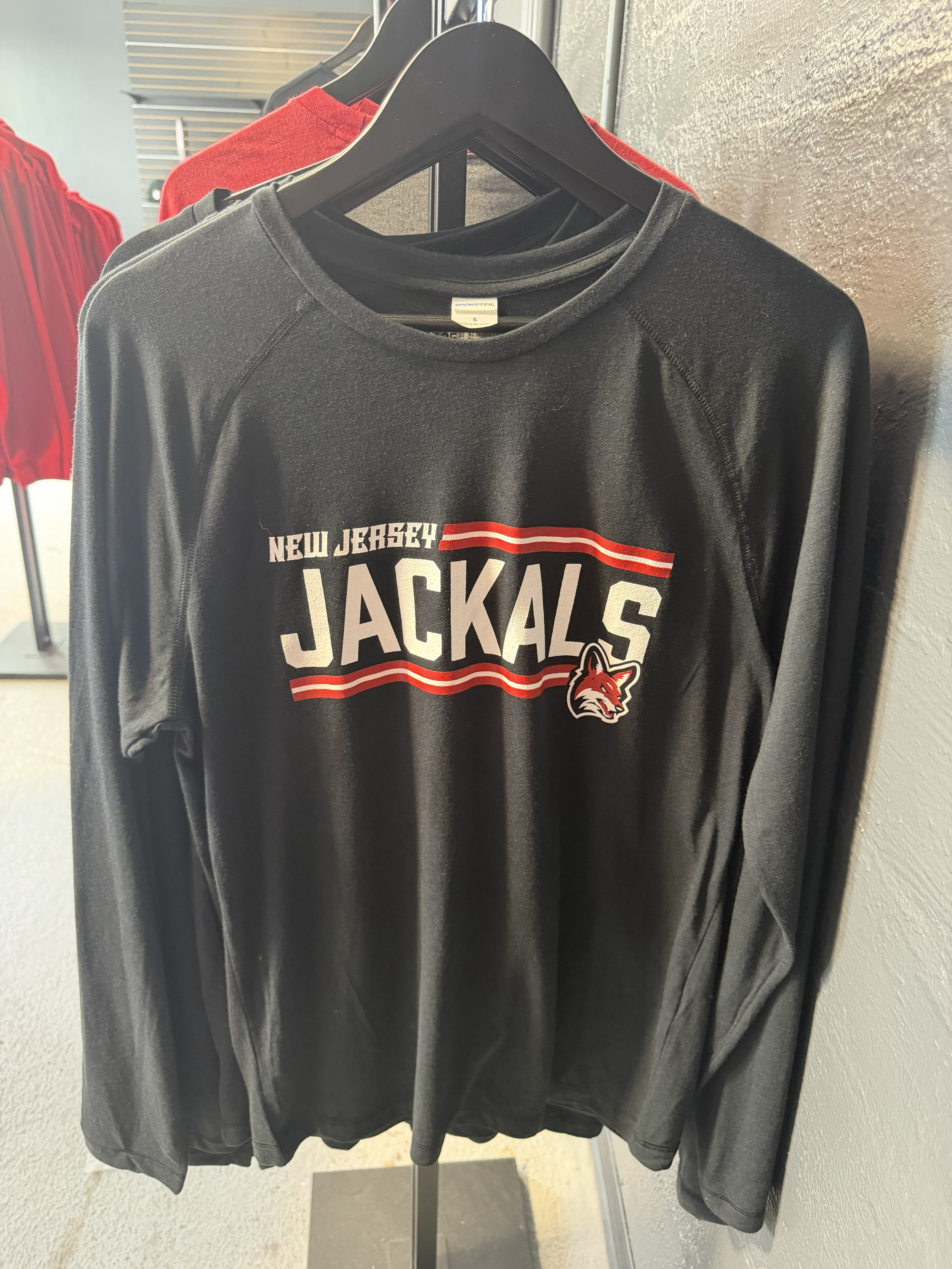 Jackals Black NJ Jackals Long Sleeve Shirt