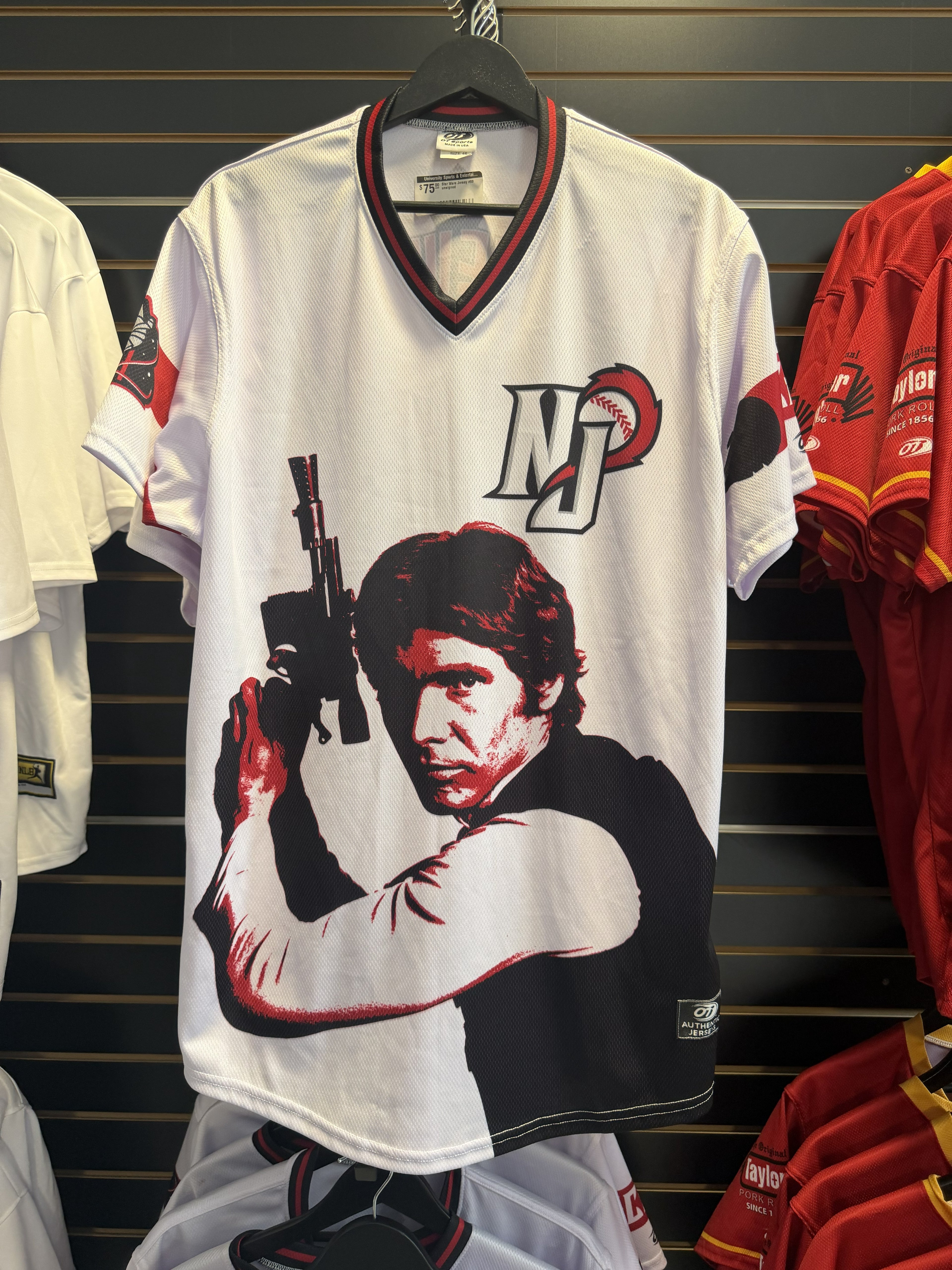 Jackals White NJ Jackals Star Wars Jersey