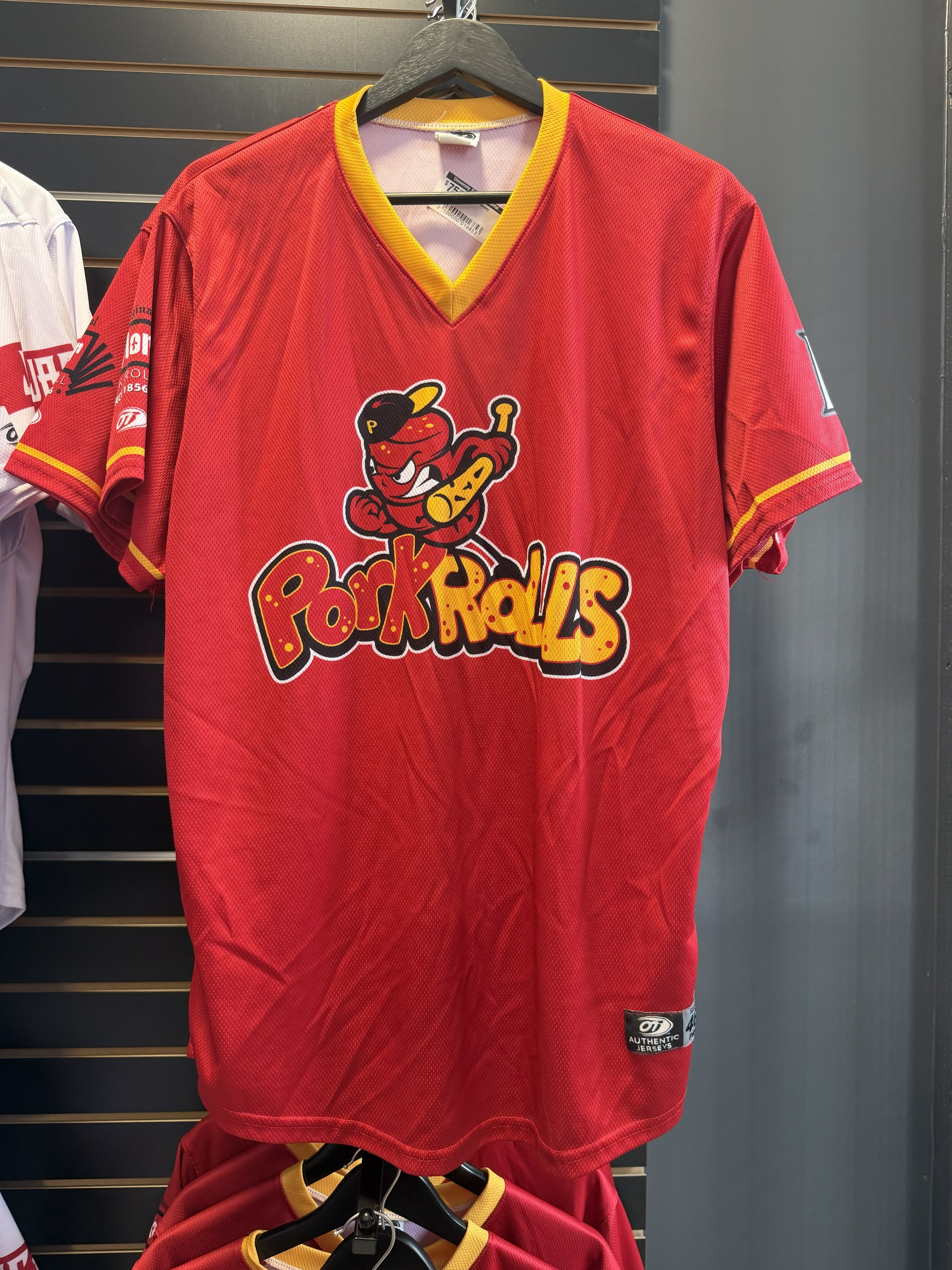 Jackals Red Pork Rolls Jersey