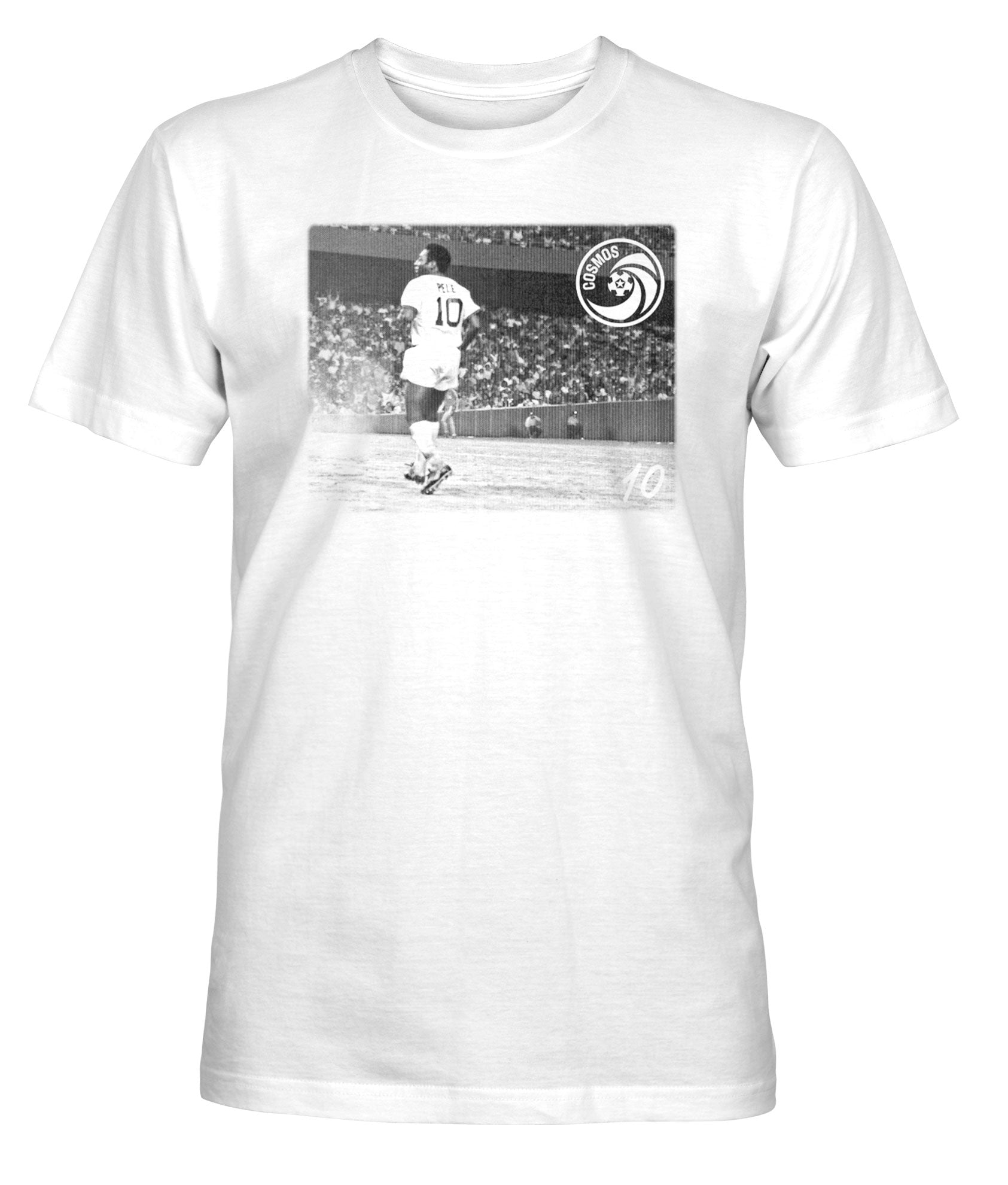 Cosmos PELE Vintage Photo Cotton T-Shirt- White