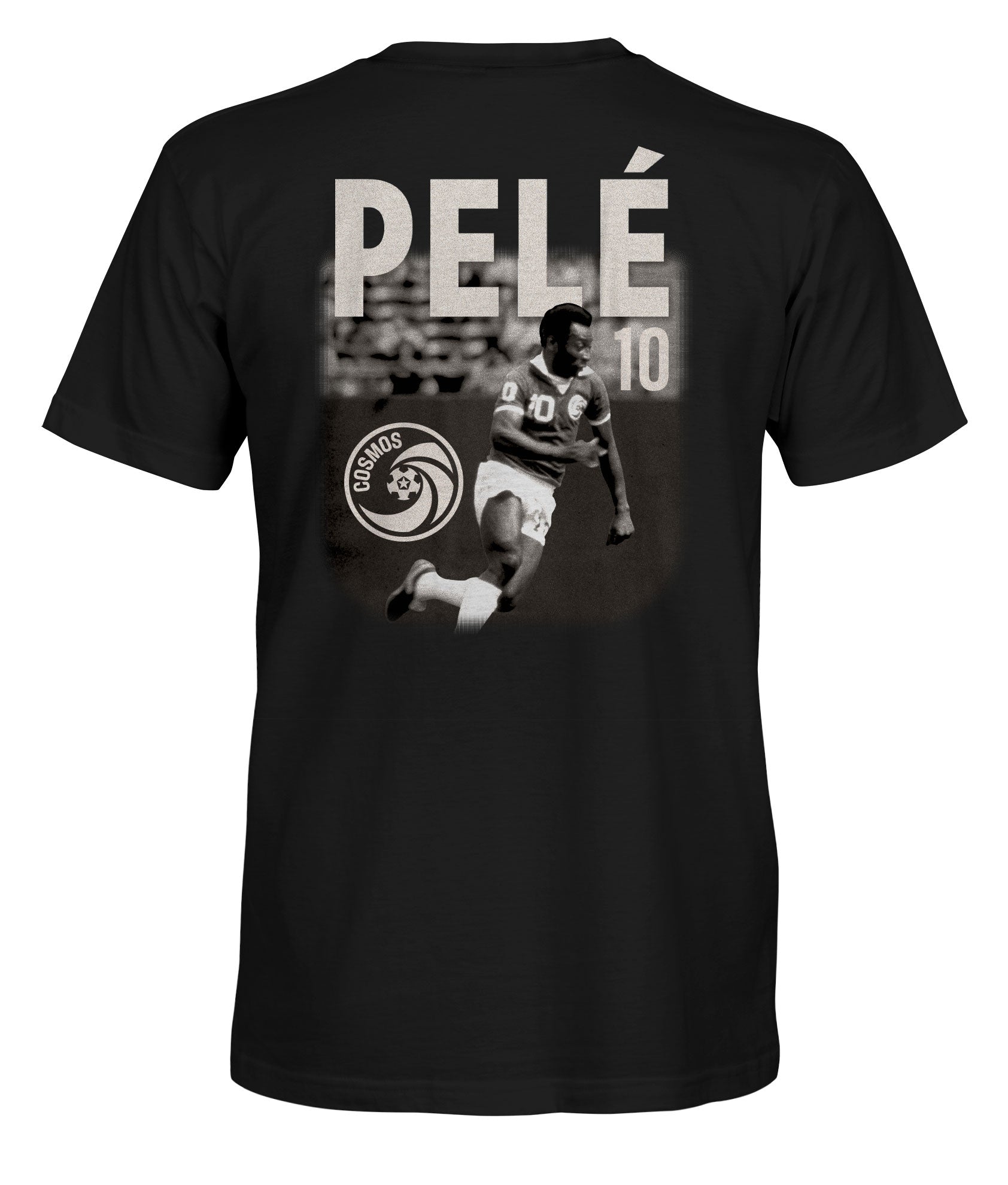 Cosmos PELE Color Cotton T-Shirt Black