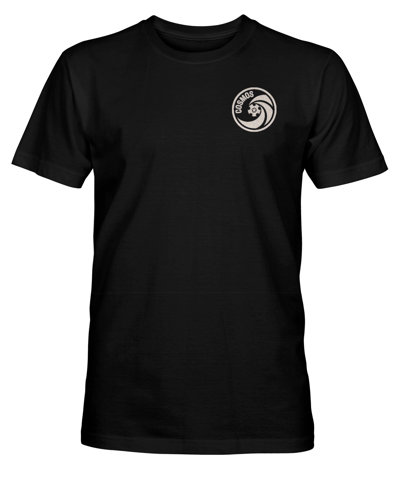 Cosmos PELE Color Cotton T-Shirt Black
