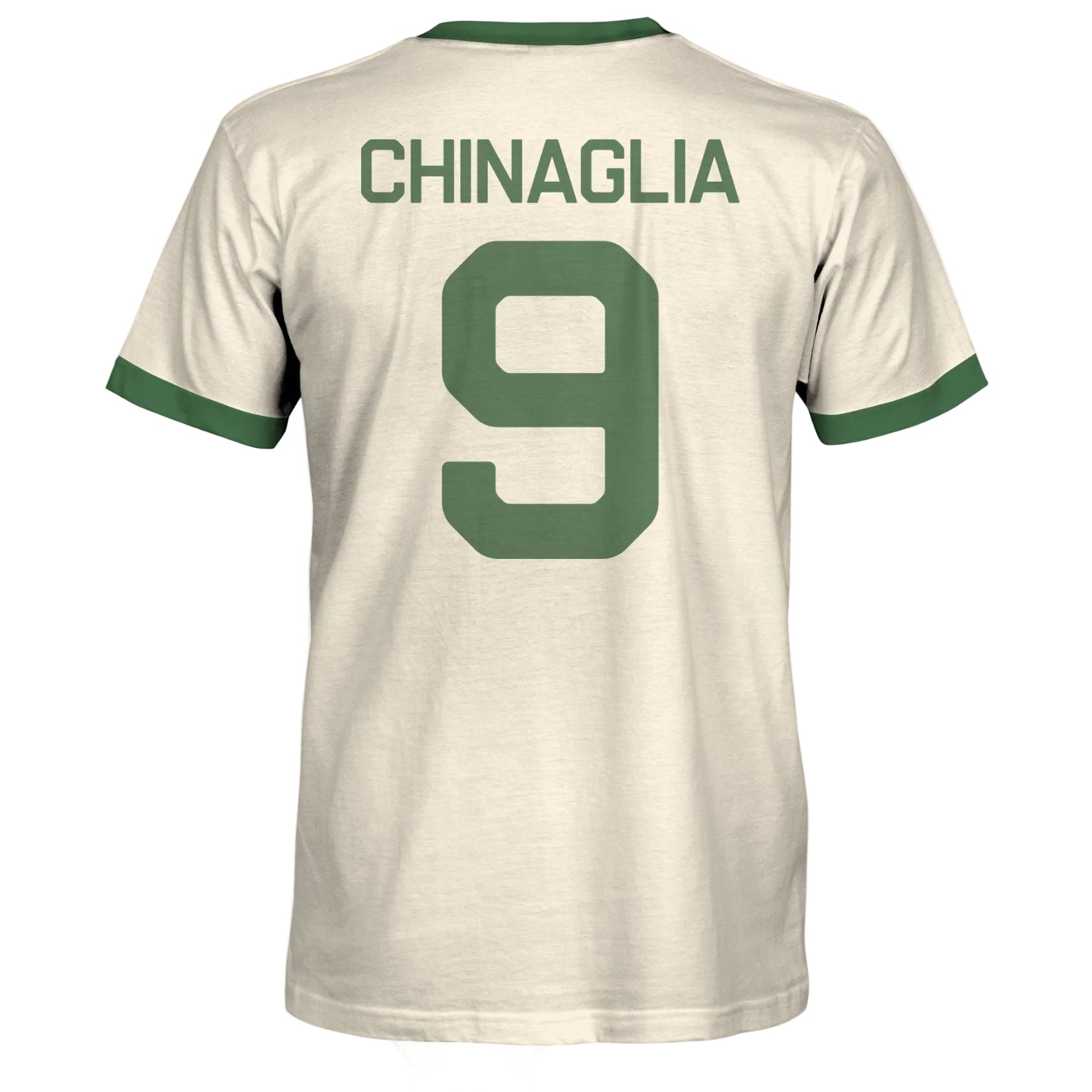 Cosmos Giorgio Chinaglia Ringer Cotton T-Shirt - Cream Adult – NY