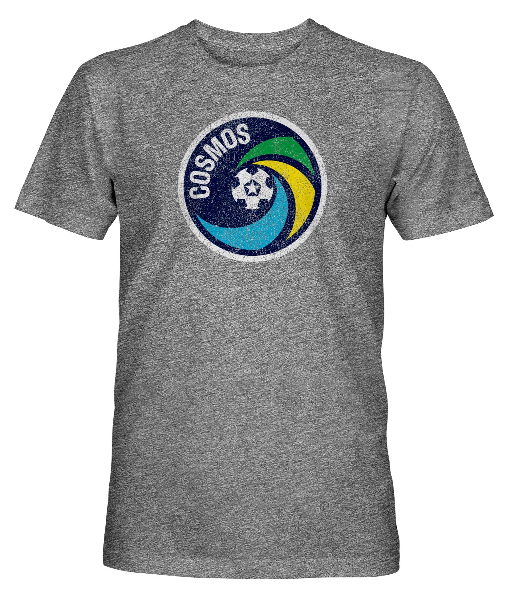 Cosmos Color Logo Vintage Triblend T-Shirt - Grey