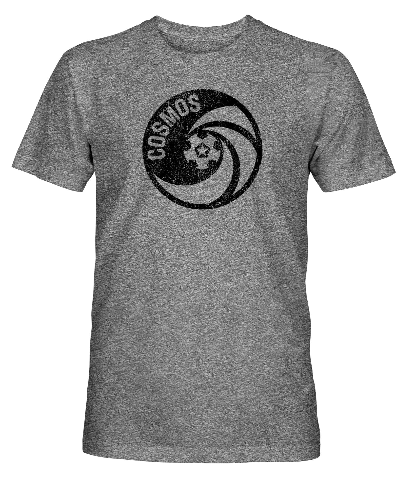 Cosmos Mono Logo Vintage Triblend T-Shirt - Grey