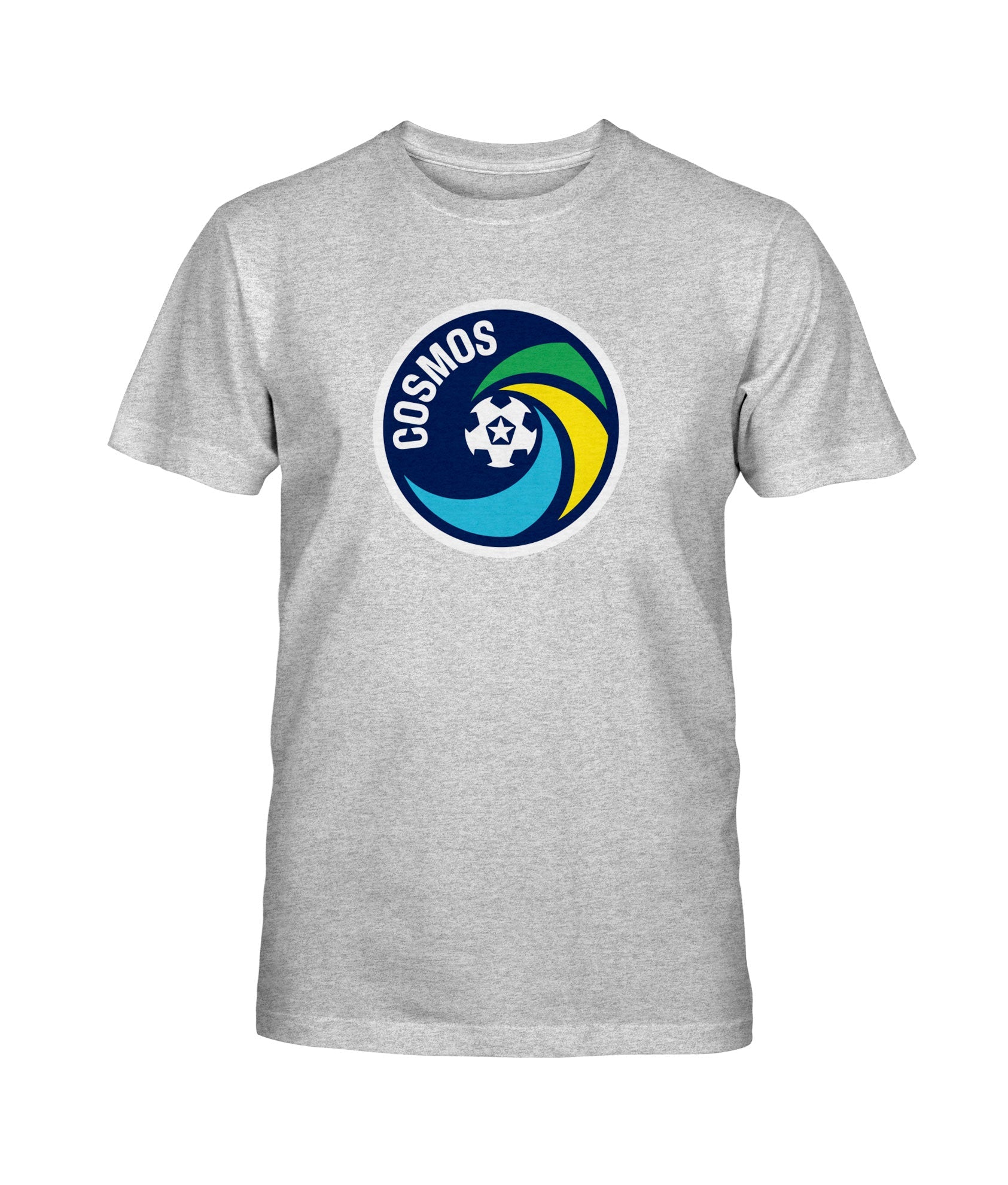 Youth Cotton Cosmos Color Crest T-Shirt - Grey