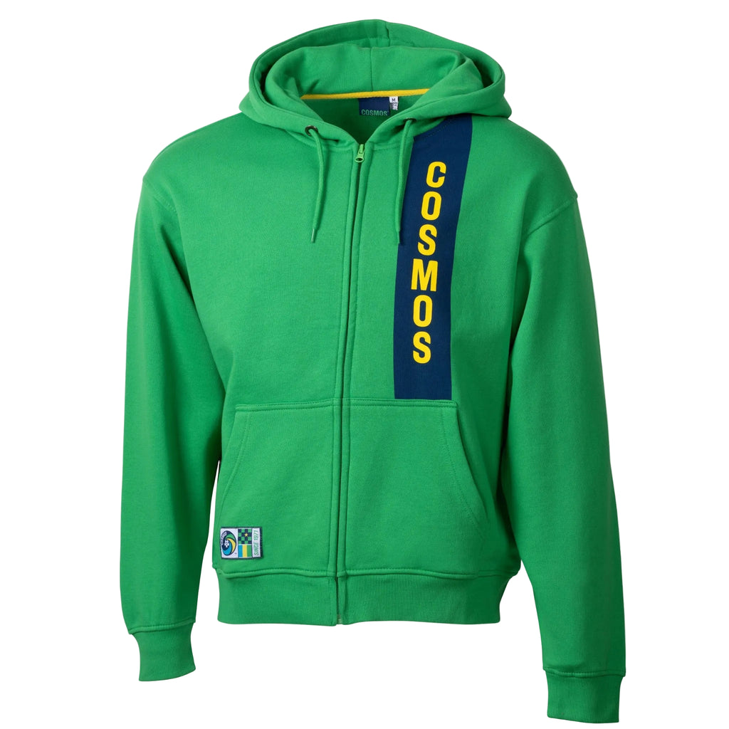 Cosmos Green Full-Zip Hoodie - Adult