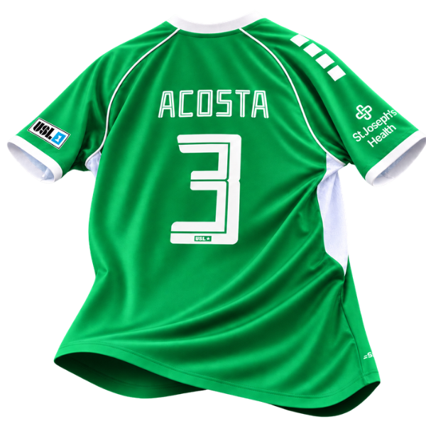 STALYN ACOSTA #3 Official USL Cosmos Home Jersey