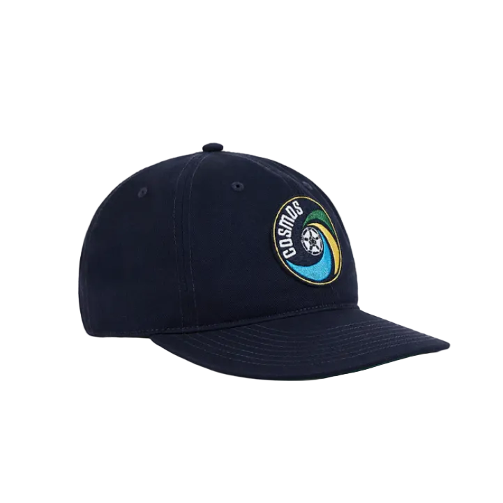 Cosmos X Ebbets Field Cotton Twill Crest Adjustable Hat - Navy
